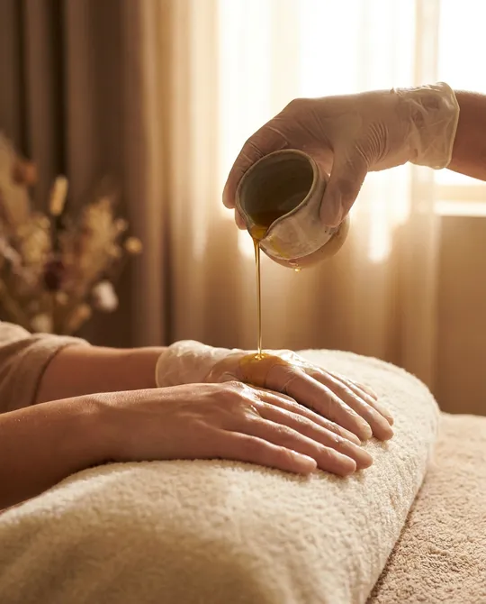 Ayurvedic therapy at Brightonic, Dwarka