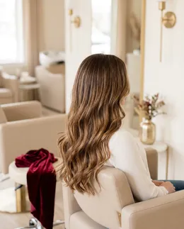 Premium hair extensions and salon styling at Brightonic, Dwarka
