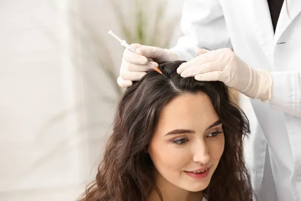 Healthy, restored hair after treatment at Brightonic, Dwarka