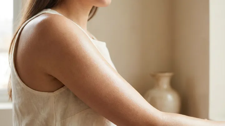Smooth, healthy skin after laser hair reduction care