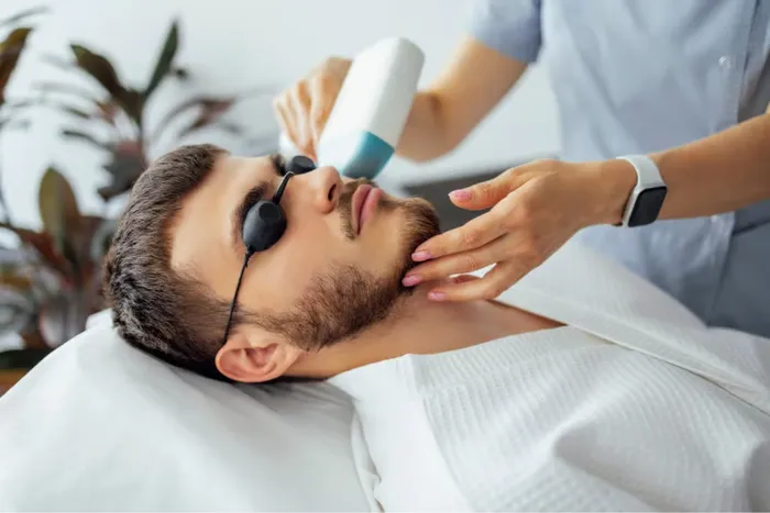 Skin laser treatment for men at Brightonic, Dwarka