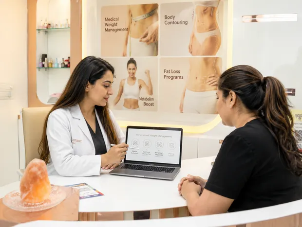 Medically-supervised weight management programme at Brightonic, Dwarka